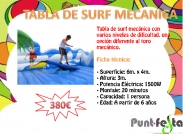 Divertida activitat amb varis graus de dificultat, una molt bona opció al toro mecànic.